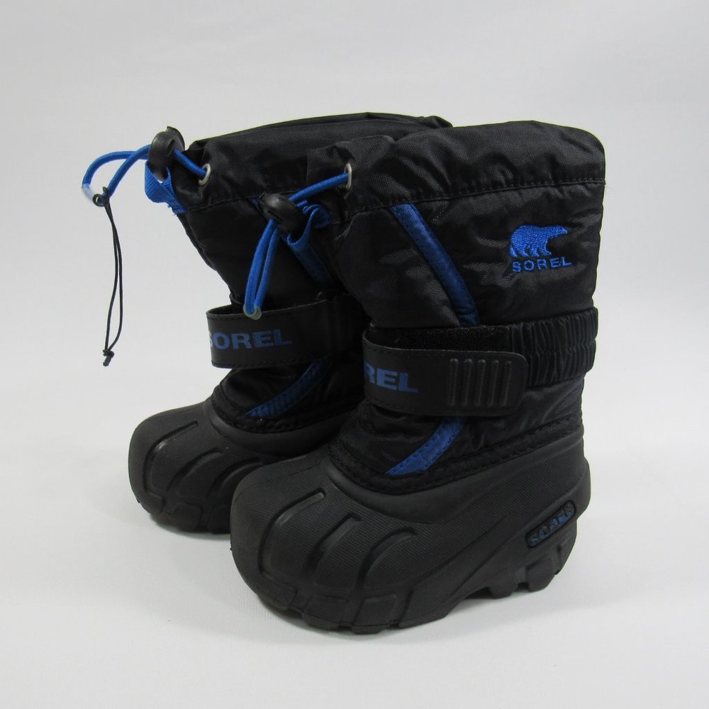 Sorel Kids Youth Flurry Snow Boots Black Size 5